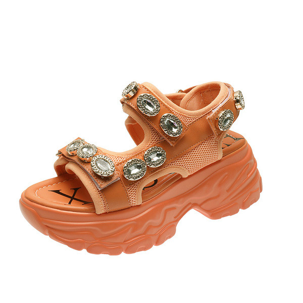 Sandale casual dama cu pietre