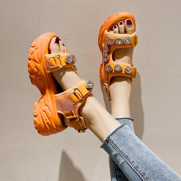 Sandale casual dama cu pietre