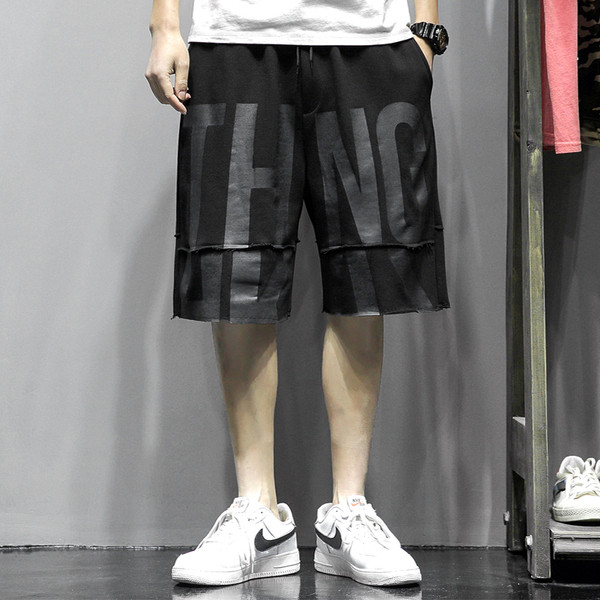 Vīriešu ikdienas šorti ar uzrakstu