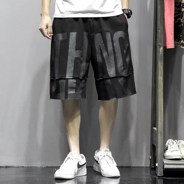 Vīriešu ikdienas šorti ar uzrakstu