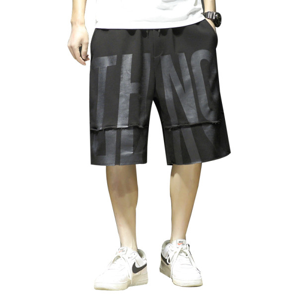 Vīriešu ikdienas šorti ar uzrakstu