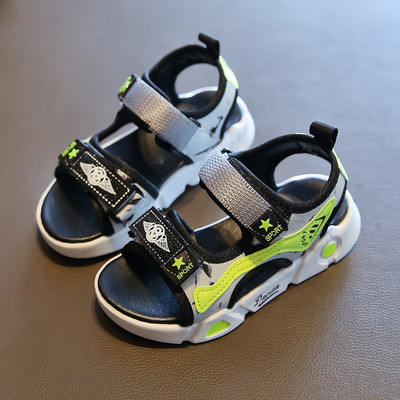 Bērnu neslīdošās sandales ar uzlīmēm zēniem