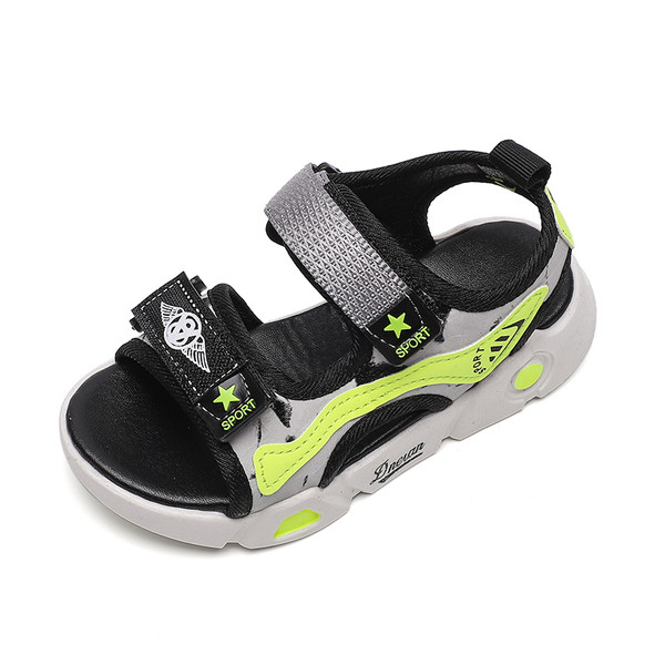 Bērnu neslīdošās sandales ar uzlīmēm zēniem