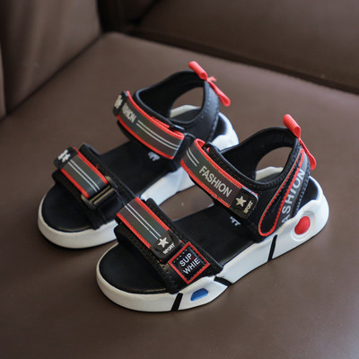 Casual παιδικά σανδάλια με velcro στερέωση για αγόρια