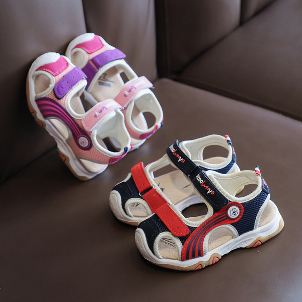 Sandale pentru copii cu autocolante pentru baieti si fete