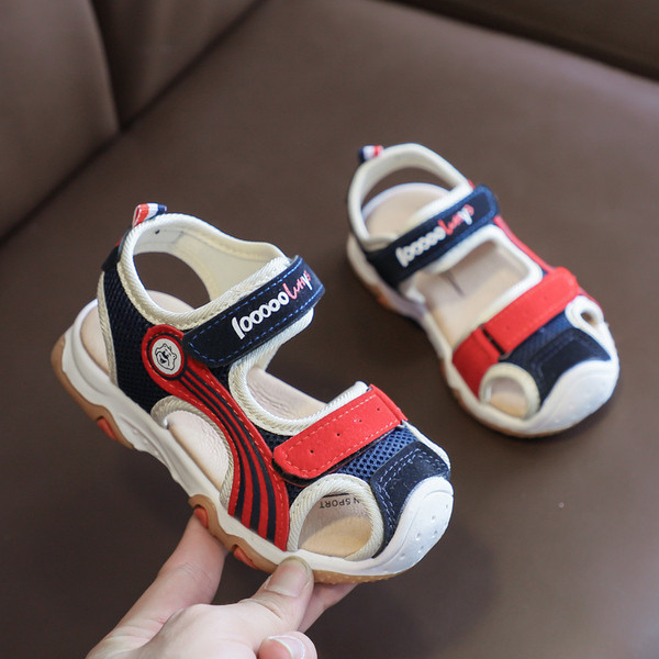 Sandale pentru copii cu autocolante pentru baieti si fete