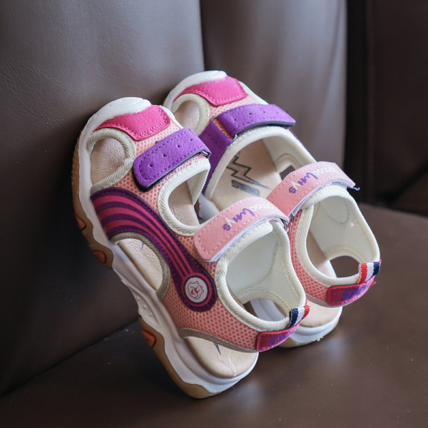 Sandale pentru copii cu autocolante pentru baieti si fete