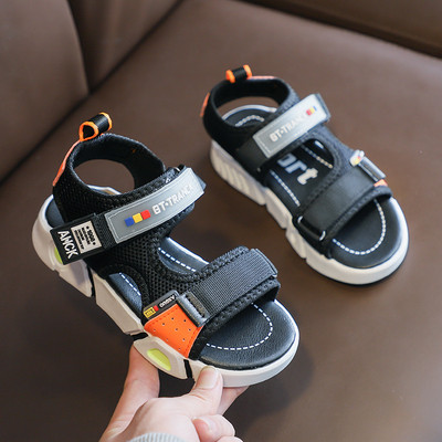 Bērnu sandales ar velcro aizdari zēniem