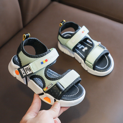 Bērnu sandales ar velcro aizdari zēniem