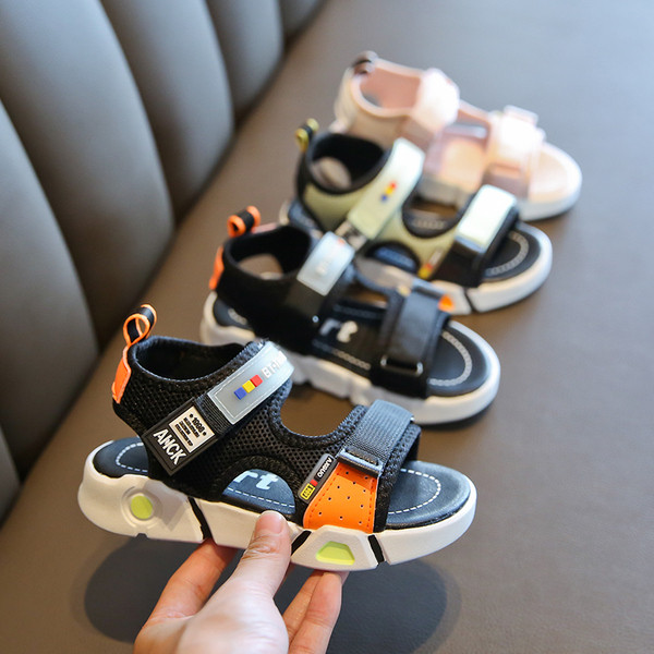Bērnu sandales ar velcro aizdari zēniem