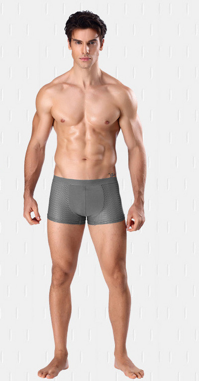 Hingavad meeste aluspesu bokserid elastse vöökohaga