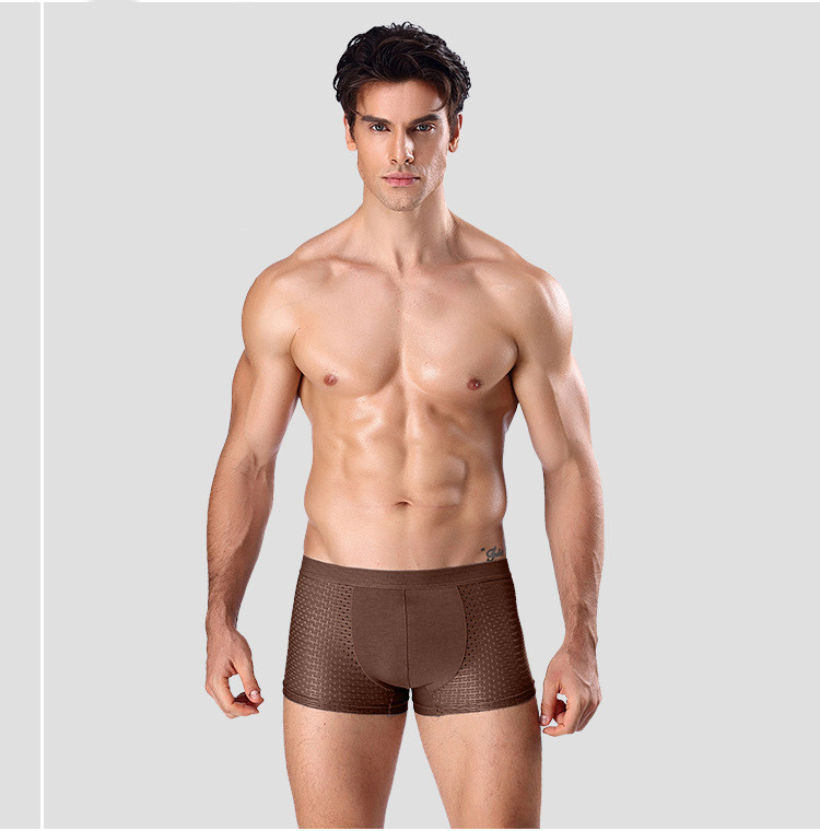 Hingavad meeste aluspesu bokserid elastse vöökohaga
