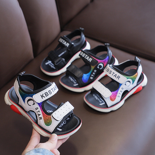 Feliratos, matricás gyerekszandál fiúknak