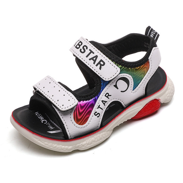 Feliratos, matricás gyerekszandál fiúknak