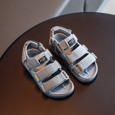 Ikdienas bērnu sandales ar mīkstām zolēm un ielāpiem