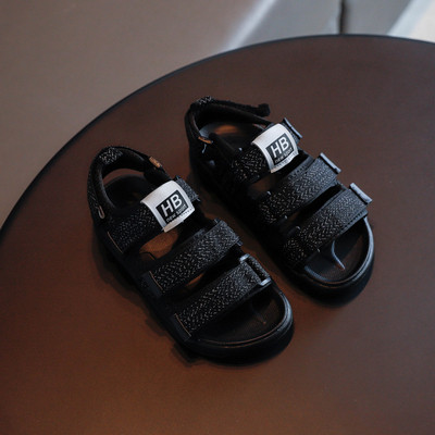 Ikdienas bērnu sandales ar mīkstām zolēm un ielāpiem