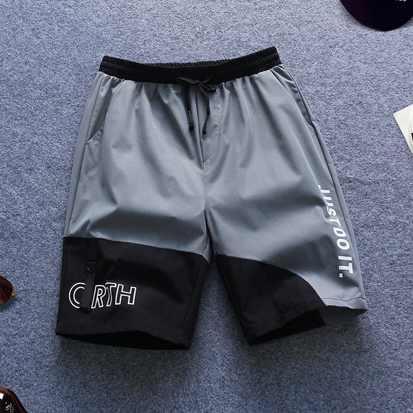 Moodsad kahevärvilised elastse vöökohaga meeste lühikesed püksid