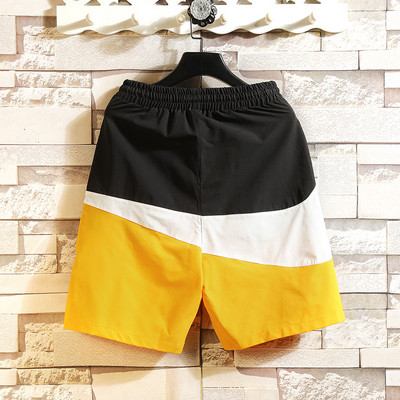 HIT Pantaloni scurți casual pentru bărbați cu talie elastică potriviti pentru plajă