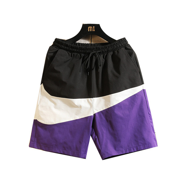 HIT Ikdienas vīriešu šorti ar elastīgu jostasvietu, kas piemēroti pludmalei