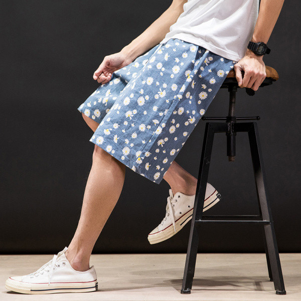 Vīriešu krāsaini vasaras šorti līdz 5XL