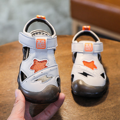 Gyermek öko bőr szandál fiúknak