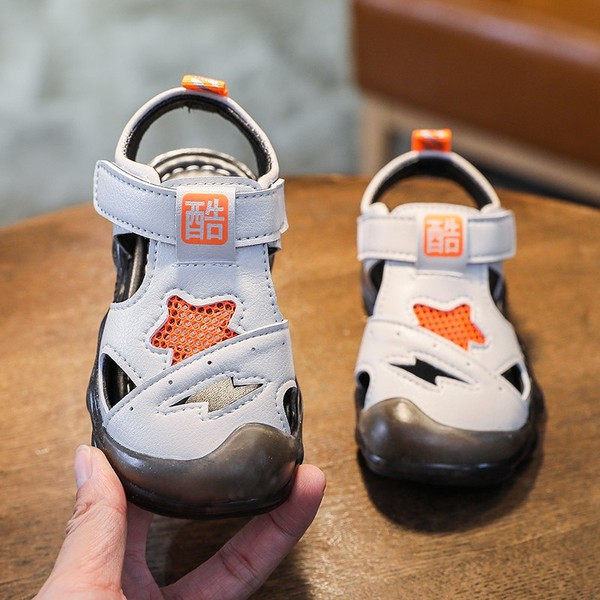 Gyermek öko bőr szandál fiúknak