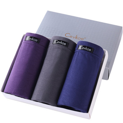 Három pamut férfi boxer készlet