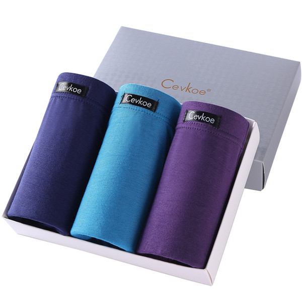 Három pamut férfi boxer készlet