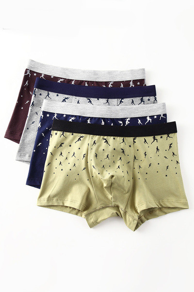 Puuvillased meeste bokserid kaheosalises komplektis