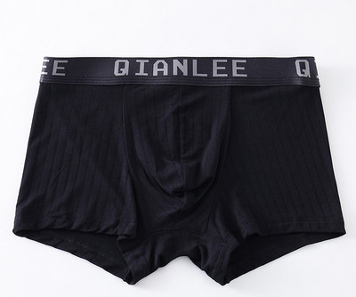 Meeste bokserpesu elastse vöökoha ja kirjaga