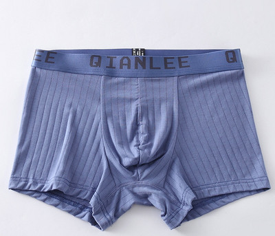 Meeste bokserpesu elastse vöökoha ja kirjaga