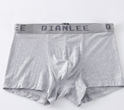 Meeste bokserpesu elastse vöökoha ja kirjaga