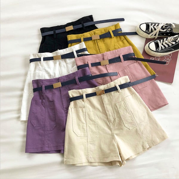 Vabaajapüksid vöö ja taskutega