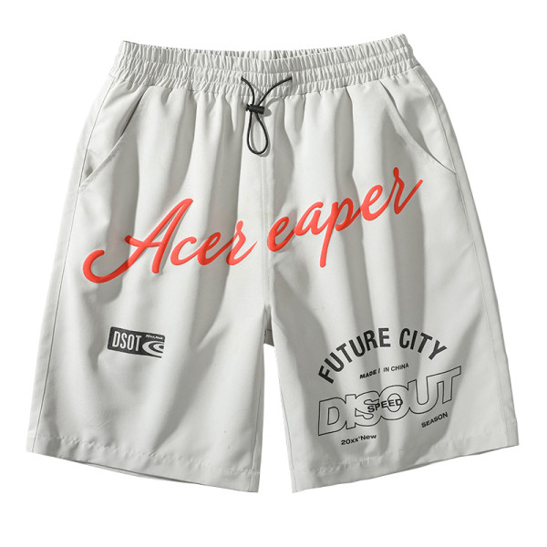 JAUNS Vīriešu moderni šorti ar krāsainu uzrakstu