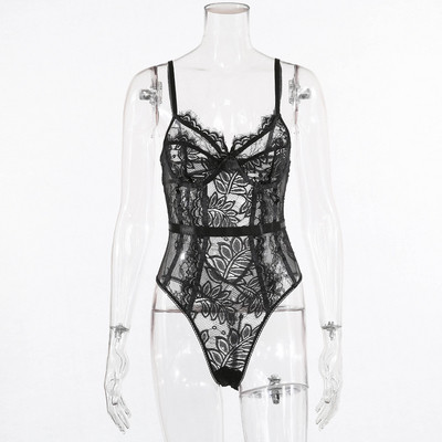 Γυναικείο κορμάκι με δαντέλα