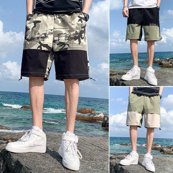 Vīriešu moderni kamuflāžas šorti