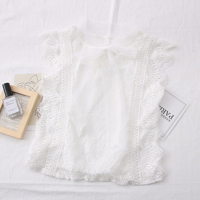 Eleganta sieviešu topus ar tilla un lenti