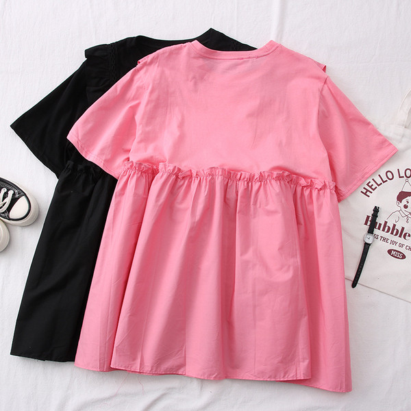 Uus mudel spordi naiste kleit trükiga - lai mudel