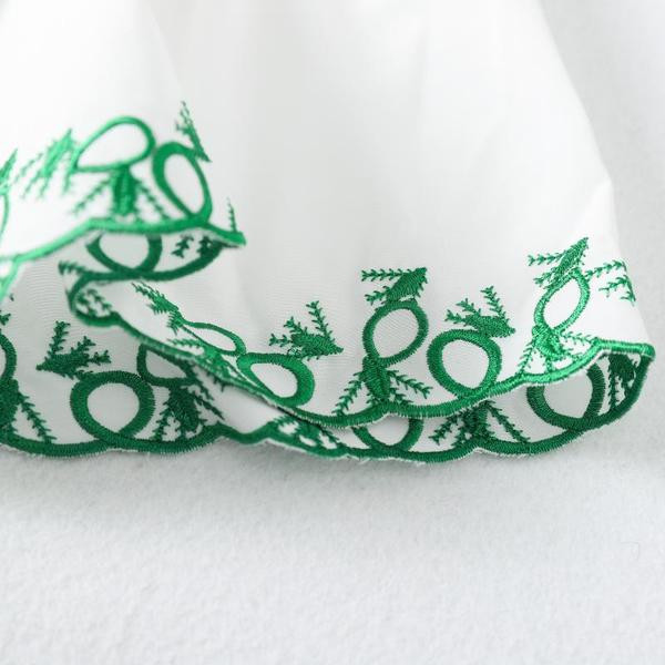 Bluza larga de dama cu maneci scurte si broderie