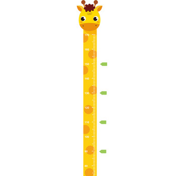 Стикер за стена 3D във формата на жираф подходящ за детска стая 