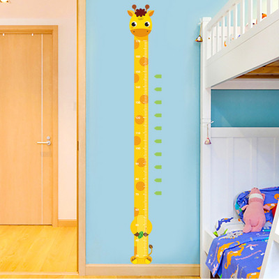 Стикер за стена 3D във формата на жираф подходящ за детска стая 