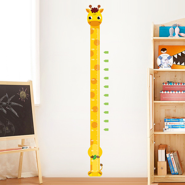 3D sieninis žirafos lipdukas, tinkantis vaikų kambariui