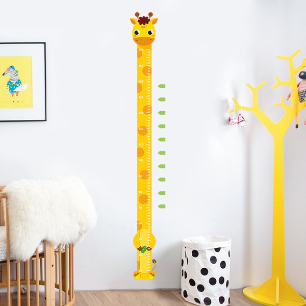 3D sieninis žirafos lipdukas, tinkantis vaikų kambariui