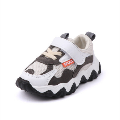Adidași casual pentru copii pentru fete cu autocolant și talpă aspră