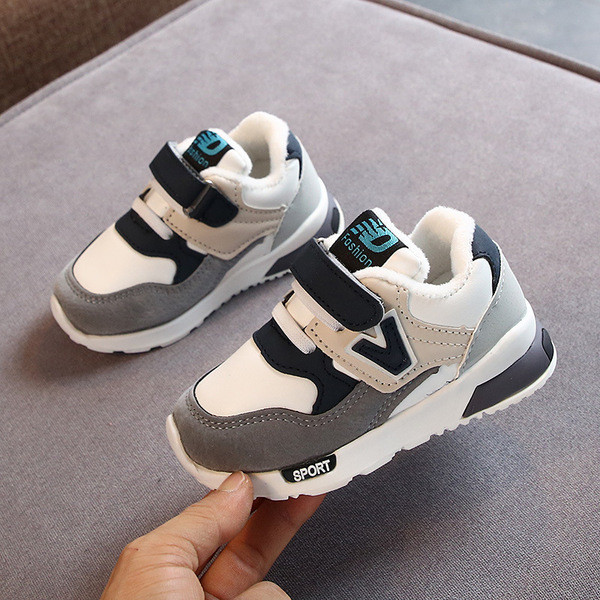 Dječje ležerne tenisice za djevojčice sa zakrpom i ravnim potplatom