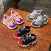 Bērnu ikdienas kedas meitenēm ar uzlīmi un eko zamšādu