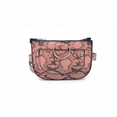 Σύγχρονη γυναικεία ζώνη με ζωικό τύπωμα από οικολογικό δέρμα