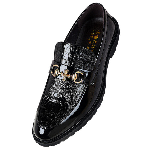 Formāli vīriešu mokasīni ar metāla elementu - divi modeļi