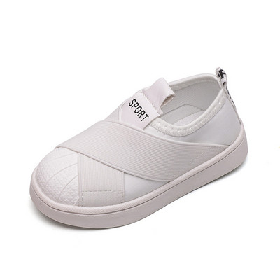 Παιδικά πάνινα παπούτσια κατάλληλα για κορίτσια με επίπεδη σόλα