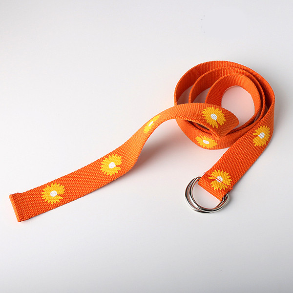 Καθημερινή γυναικεία ζώνη με μαργαρίτες